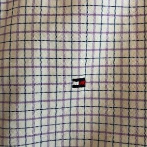 Slim Fit Tommy Hilfiger Purple & Blue Oxford